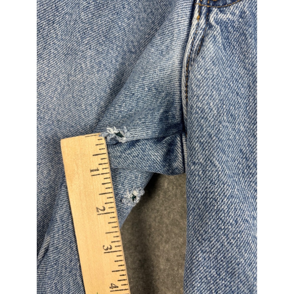 Vintage LL Bean Double L Classic Fit Fleece Lined‎ Jeans 32x31 Light Blue 0AJ81 - Picture 11 of 11